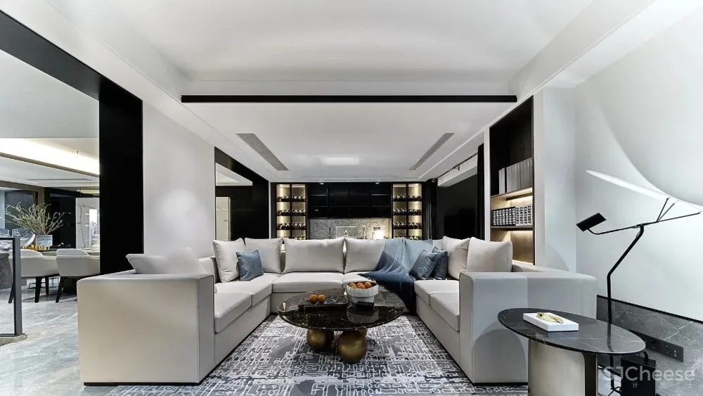 宁静简约灰,自然、静雅的当代人居!