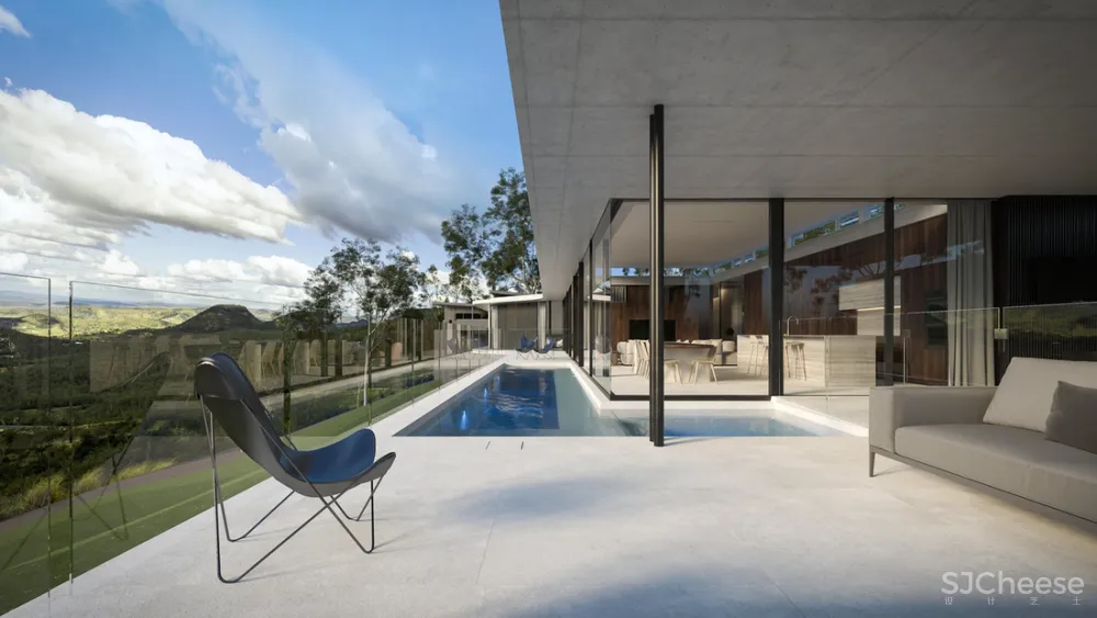 8组住宅效果图,原来大户型更适合极简风!