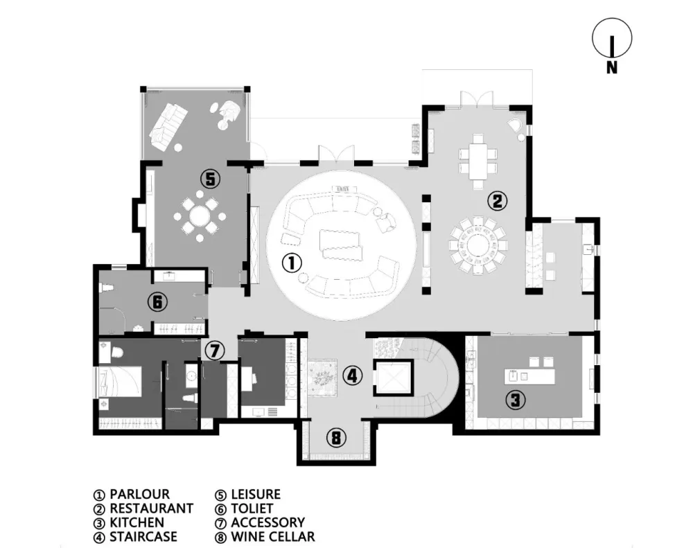 1000㎡克制灰别墅,安静、美好,超治愈 池陈平