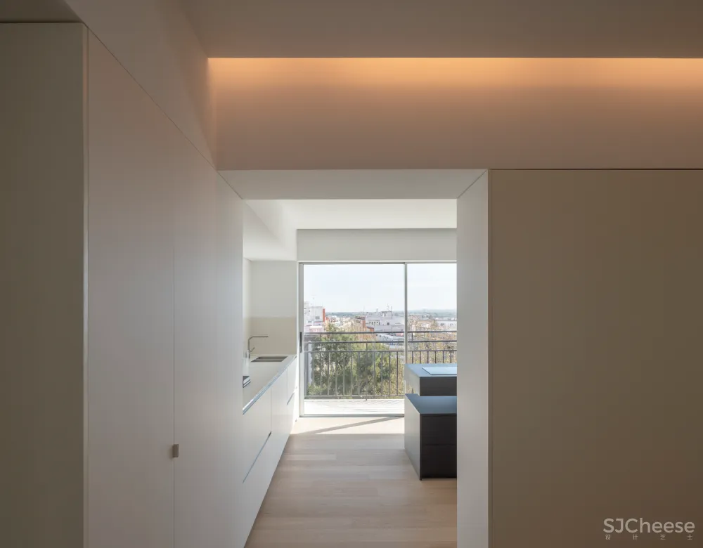 130㎡极简白, 线条简洁才更高级