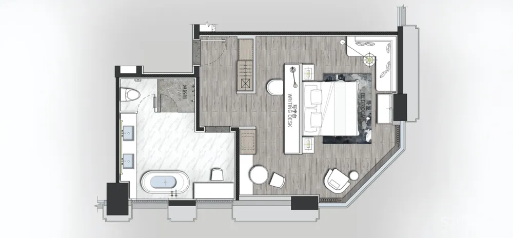 “不下堂筵,坐穷泉壑”——从瑞盛国际俱乐部酒店的空间设计谈起