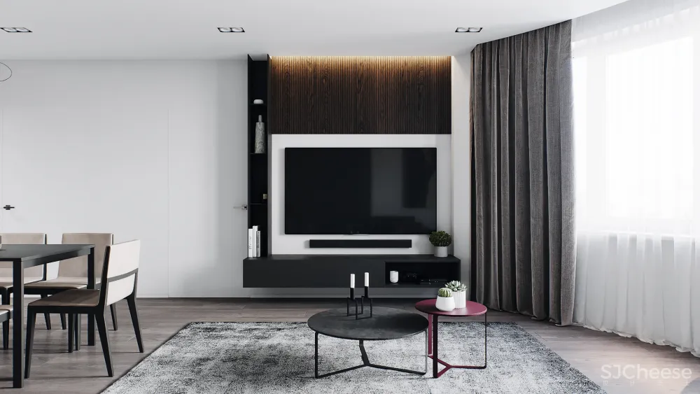 110㎡ 两室一厅,灯光这样设计更优雅!