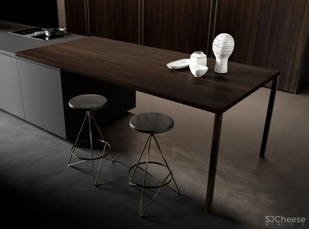 studiopodrini新作 高级灰奢华厨房