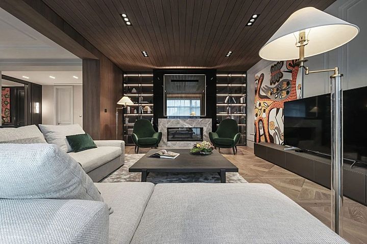 490m²顶级复式，满满的豪宅感！