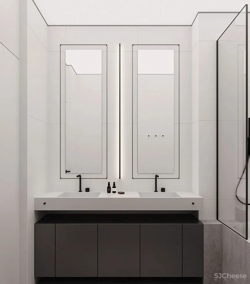 88㎡裸色简约,简单的设计更显高级