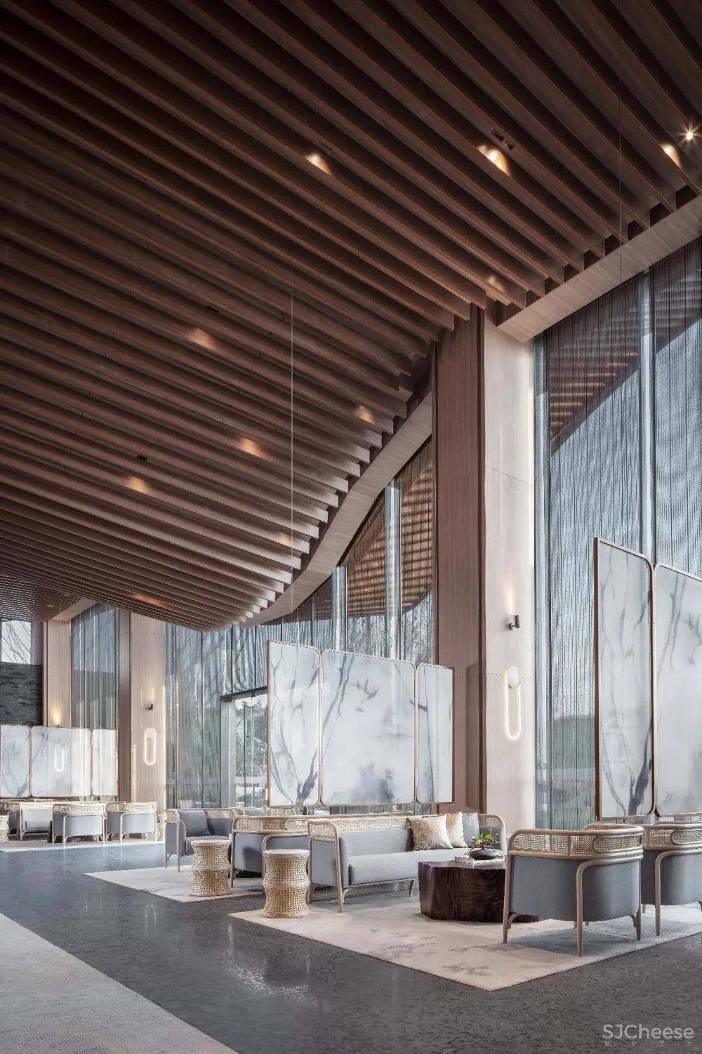 成都花间堂一期全景及天府万科城展示中心 |庄子玉工作室