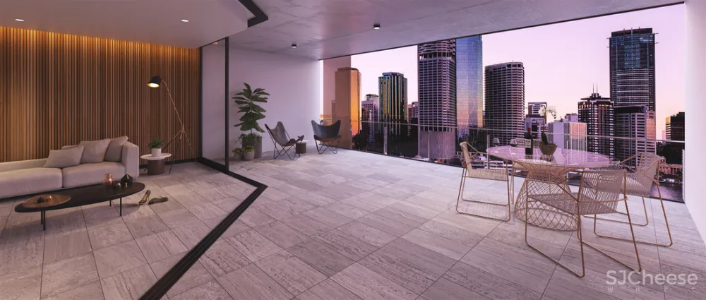 8组住宅效果图,原来大户型更适合极简风!