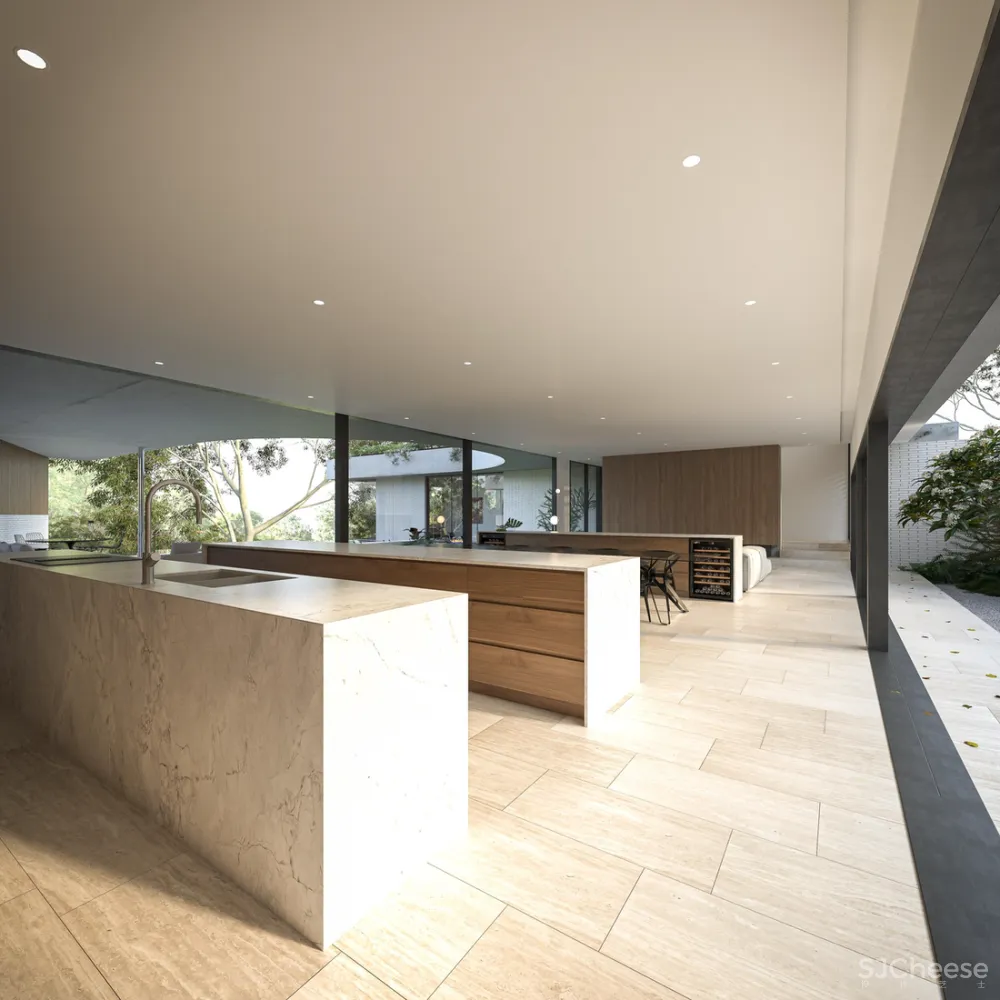 8组住宅效果图,原来大户型更适合极简风!