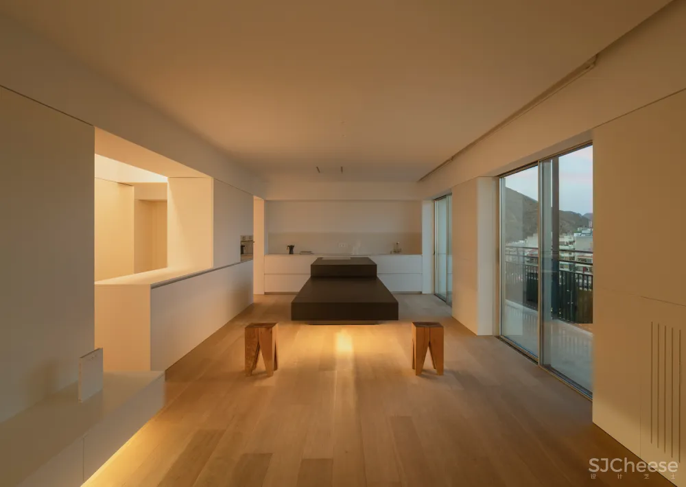 130㎡极简白, 线条简洁才更高级
