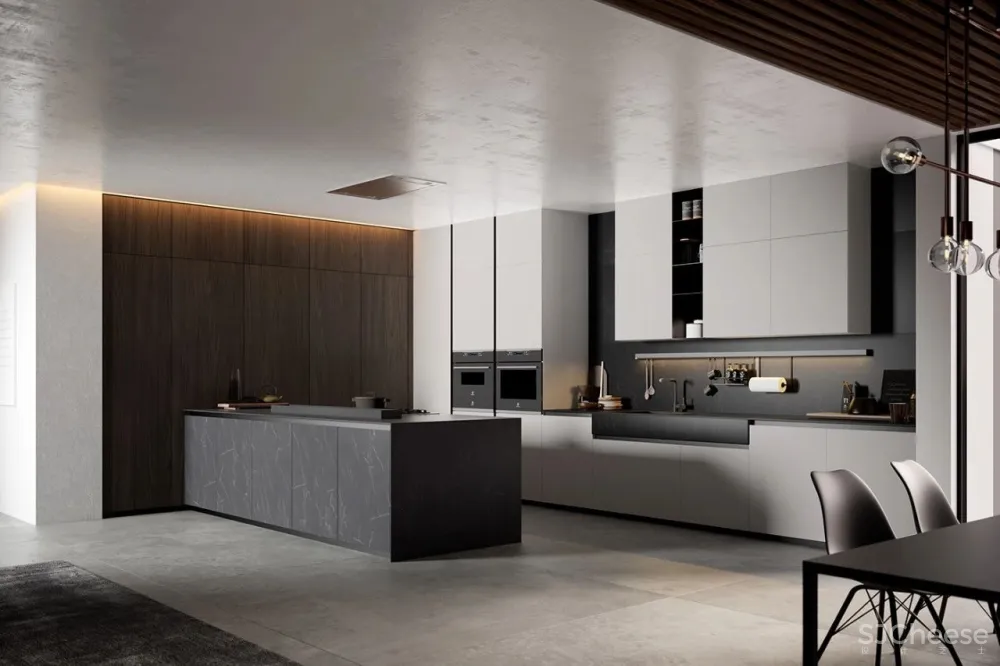 studiopodrini新作 高级灰奢华厨房