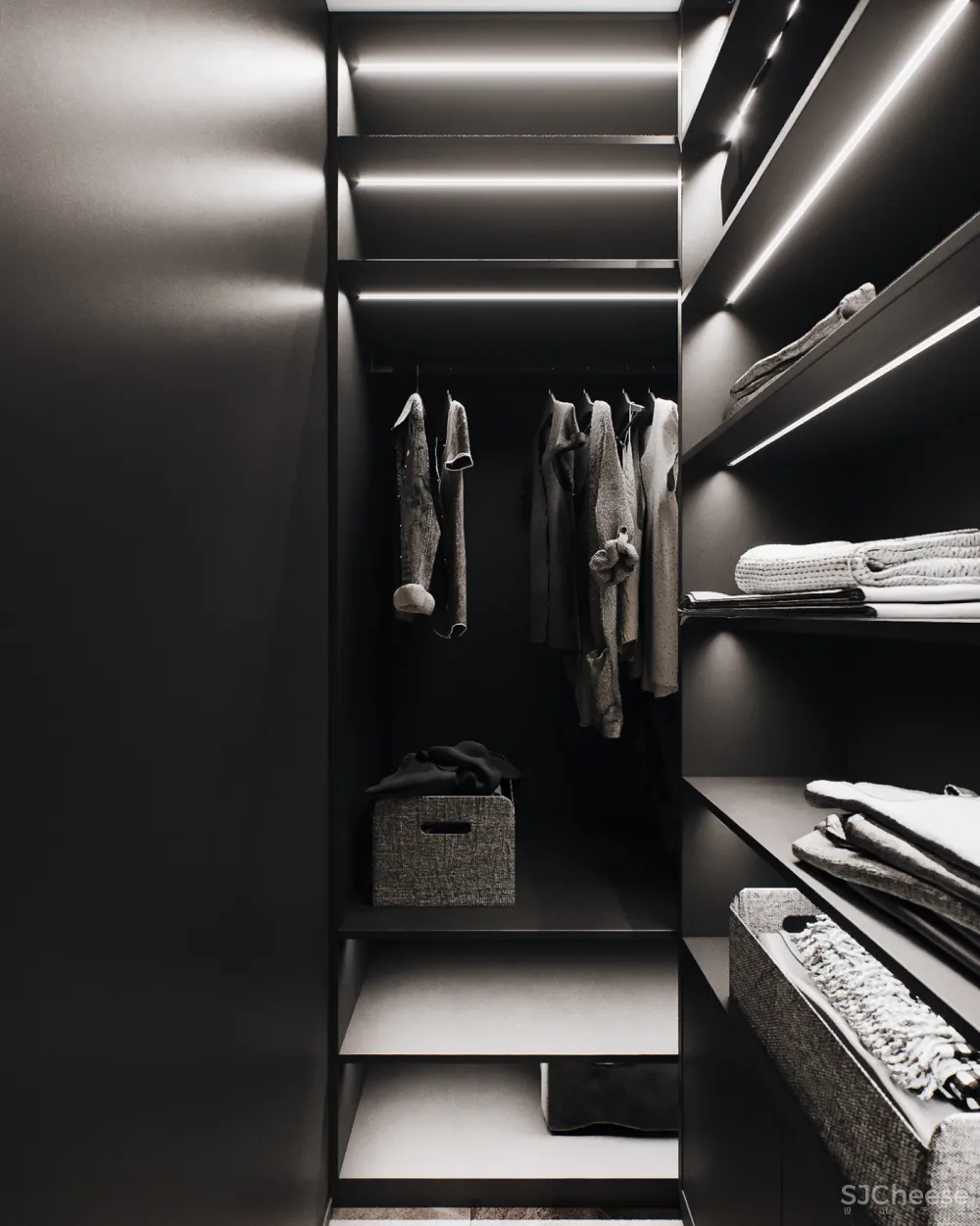 110㎡ 两室一厅,灯光这样设计更优雅!