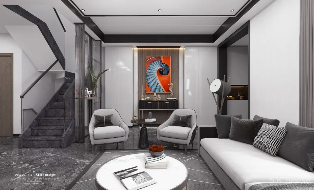 现代复式小别墅