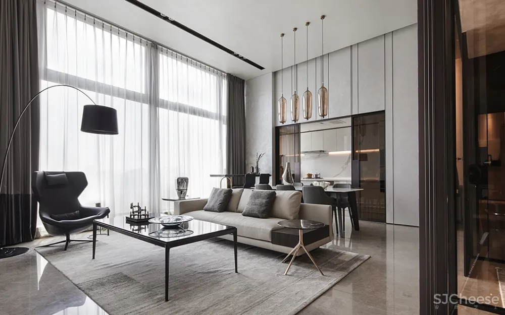 210㎡简约大平层,最纯粹的设计格调!