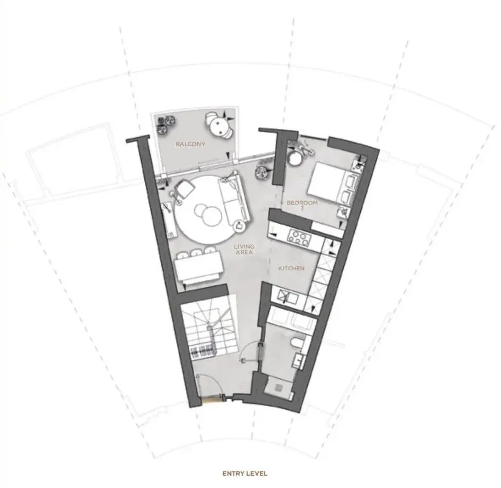 伦敦那个煤气包爆改的公寓,顶层复式样板房公开了,一套卖7000万