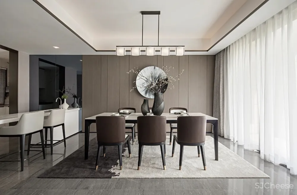 219㎡轻奢风跃层洋房,后浪青年憧憬的“精质”家!