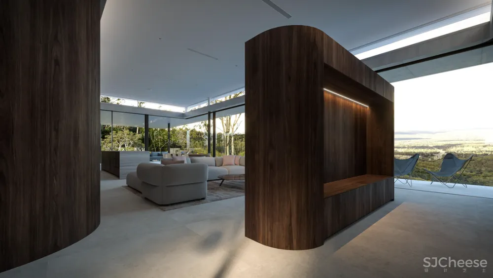 8组住宅效果图,原来大户型更适合极简风!