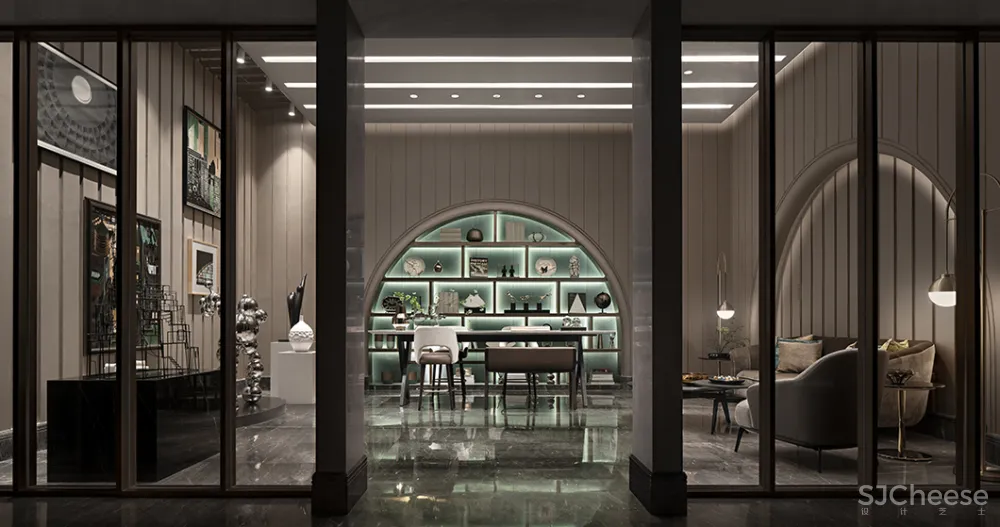 504㎡时尚民国范儿,摩登与传统的邂逅,美极了!