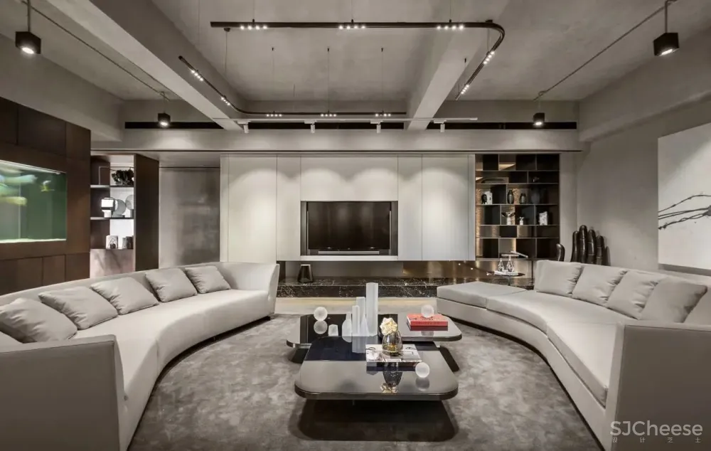 原始水泥质感，诠释奢华品质空间 环廷设计