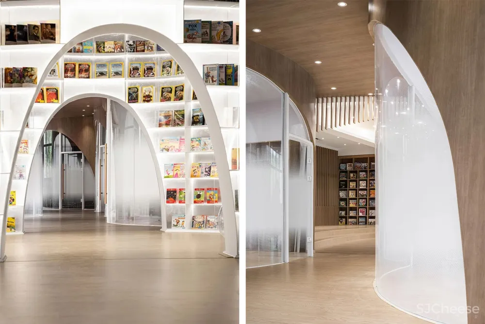 通透感 流动性，打造纯净儿童空间 反几建筑