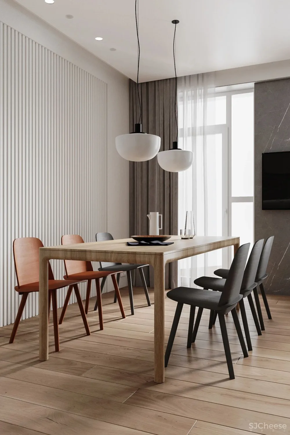 有设计的简约风,每一个区域都充满格调!