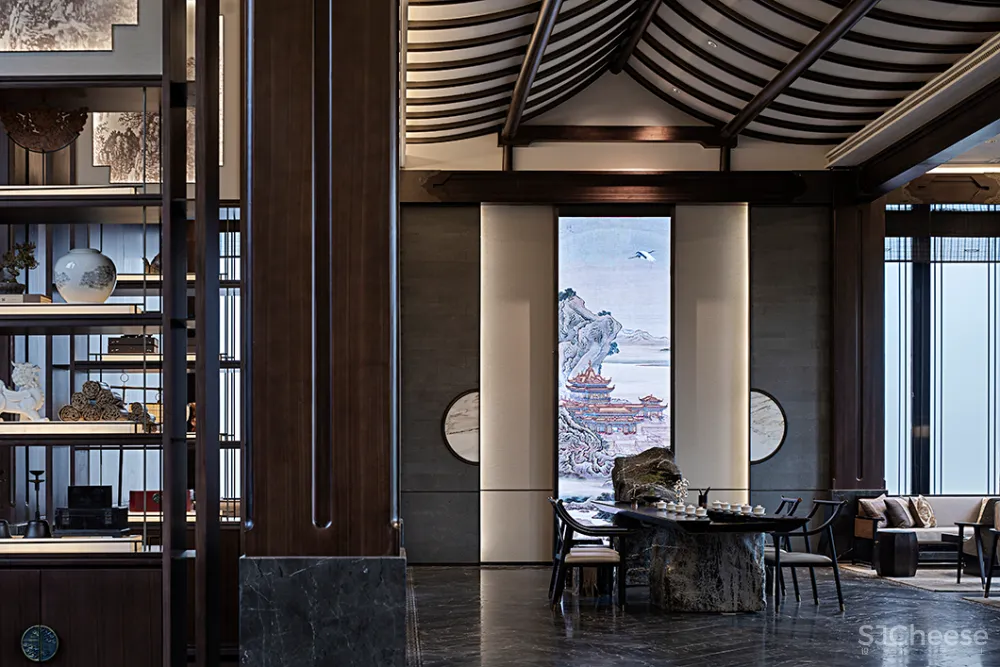 吴文粒:1745㎡绝美中式庭院,一帘诗意、四水归情!