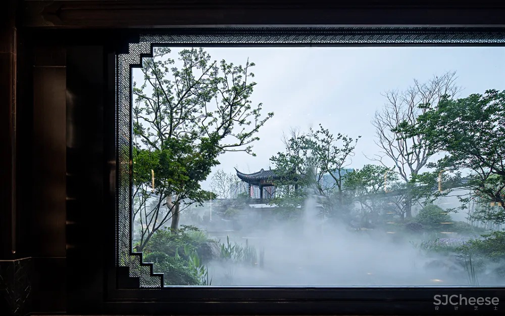 吴文粒:1745㎡绝美中式庭院,一帘诗意、四水归情!