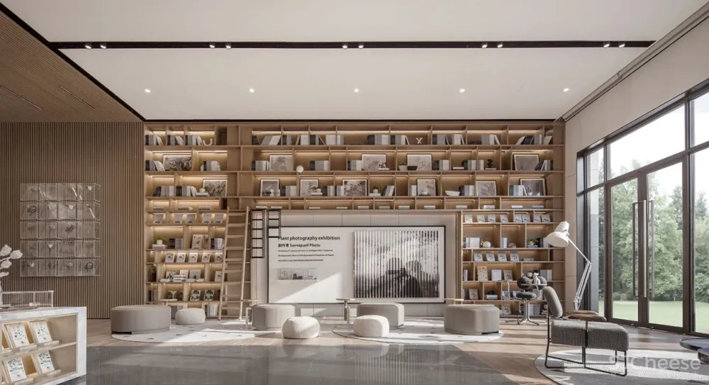 售楼处摒弃营销感,有温度的设计,打造场景式社区空间