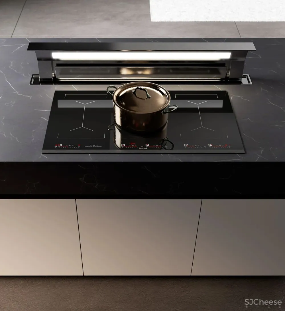 studiopodrini新作 高级灰奢华厨房