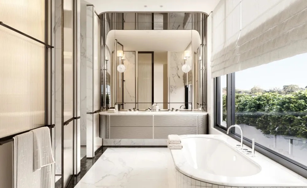 豪华公寓的精装房设计，也要简单耐看