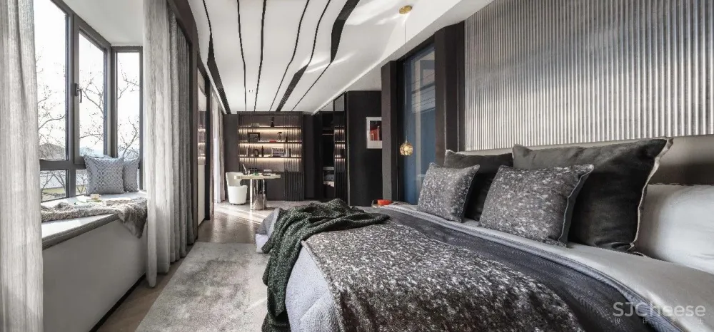 400m²“超美学”叠拼样板间,解密奢华墅作之空间狂想!