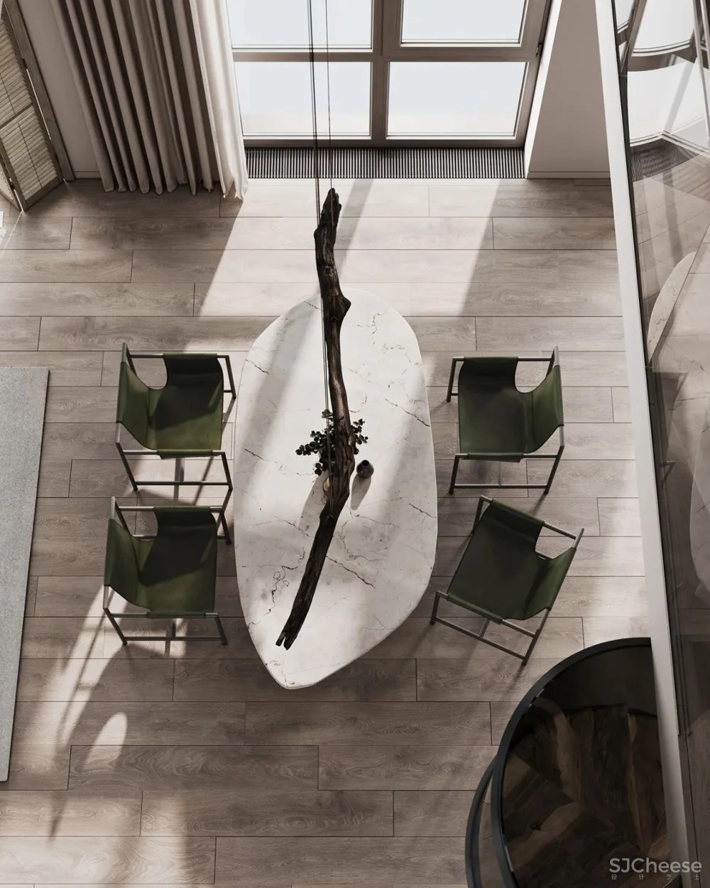 Artpartner新作 简约质朴三口之家