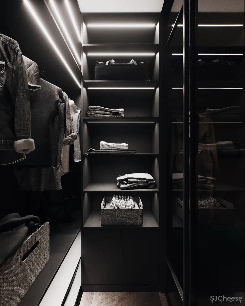 110㎡ 两室一厅,灯光这样设计更优雅!