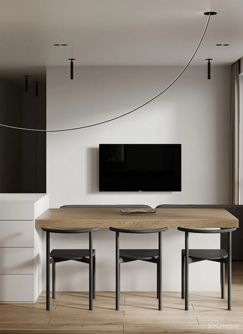 88㎡裸色简约,简单的设计更显高级