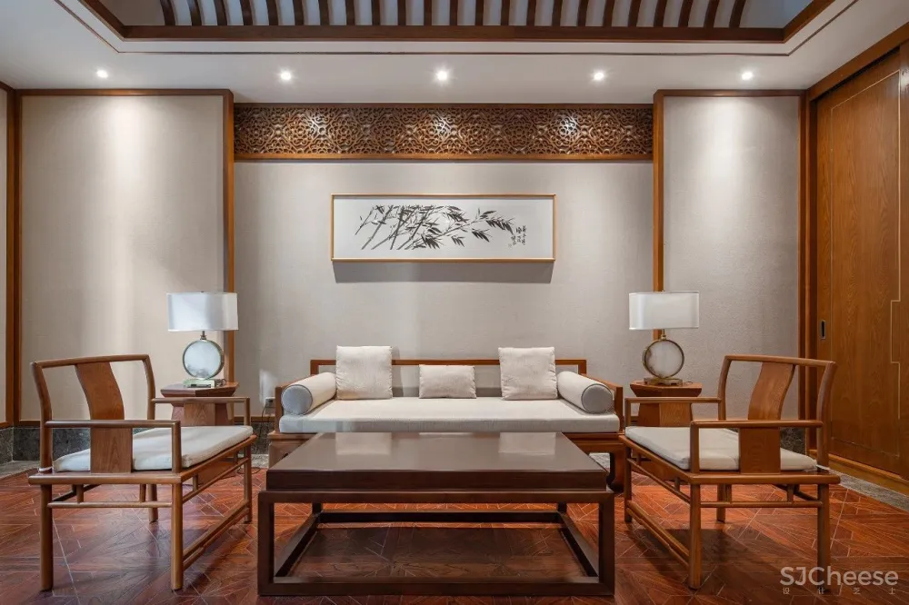 柒合设计——涞源华中小镇 · 白桦林温泉谷-竹里馆 中国国际室内设计年鉴