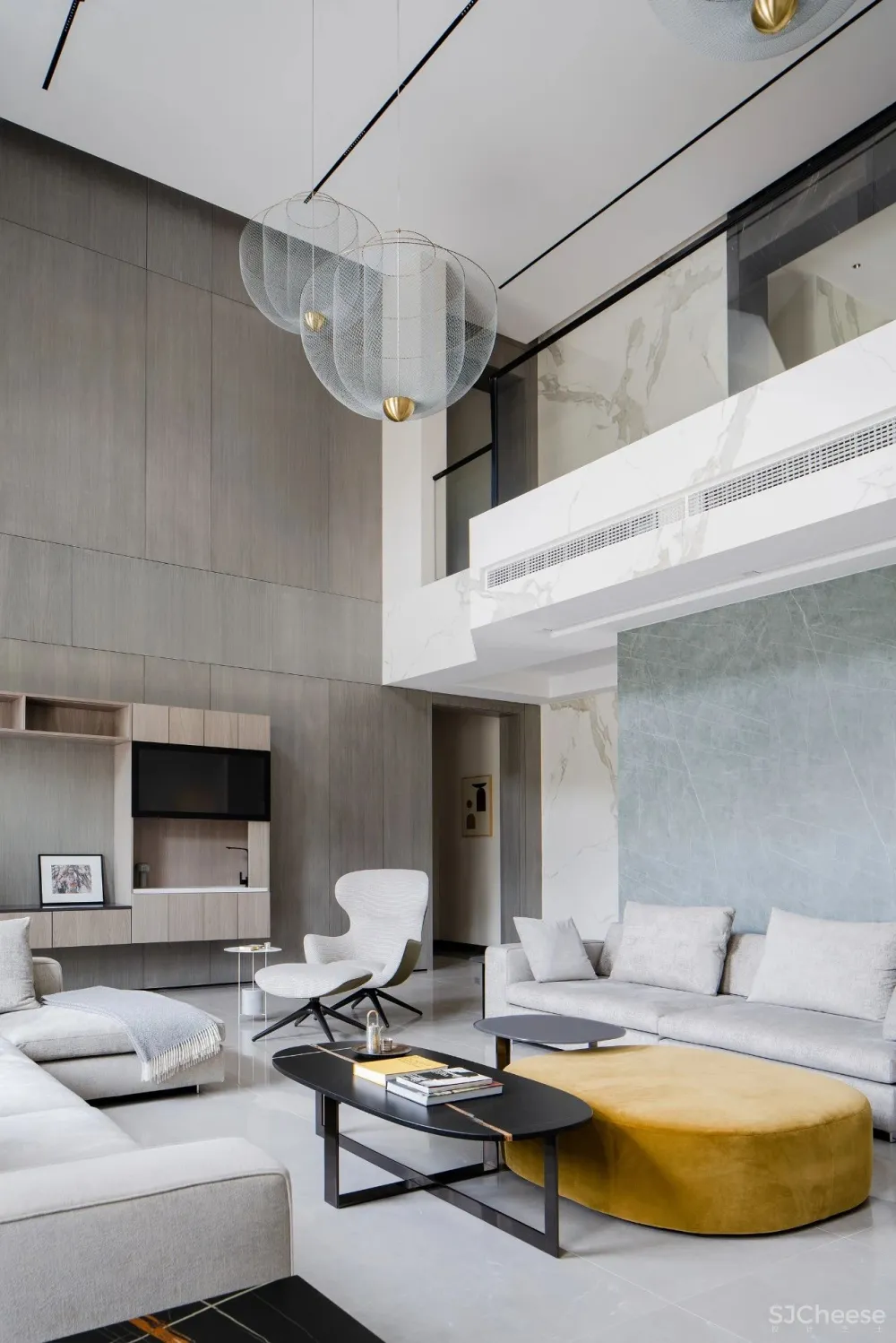 1000㎡克制灰别墅,安静、美好,超治愈 池陈平