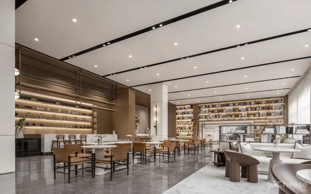 售楼处摒弃营销感,有温度的设计,打造场景式社区空间