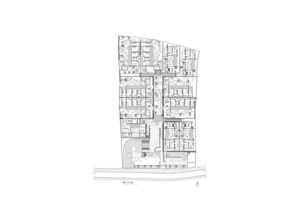 传统材料与现代元素的融合-印尼Santai隐世度假别墅！