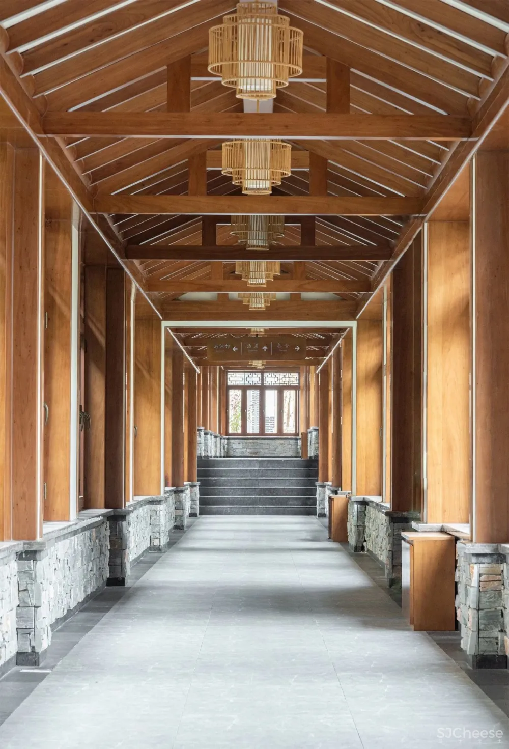 柒合设计——涞源华中小镇 · 白桦林温泉谷-竹里馆 中国国际室内设计年鉴