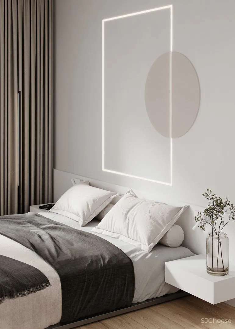 88㎡裸色简约,简单的设计更显高级