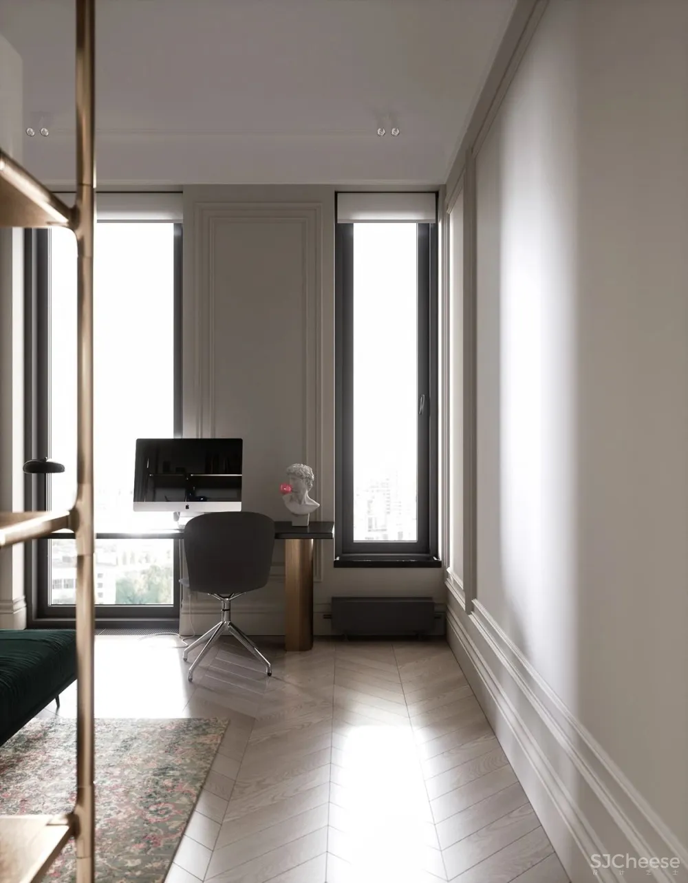 60㎡ 小户型，起居室这样设计 1㎡ 都不浪费