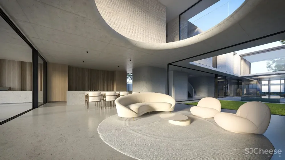 国外的极简奢宅,都喜欢这样的设计