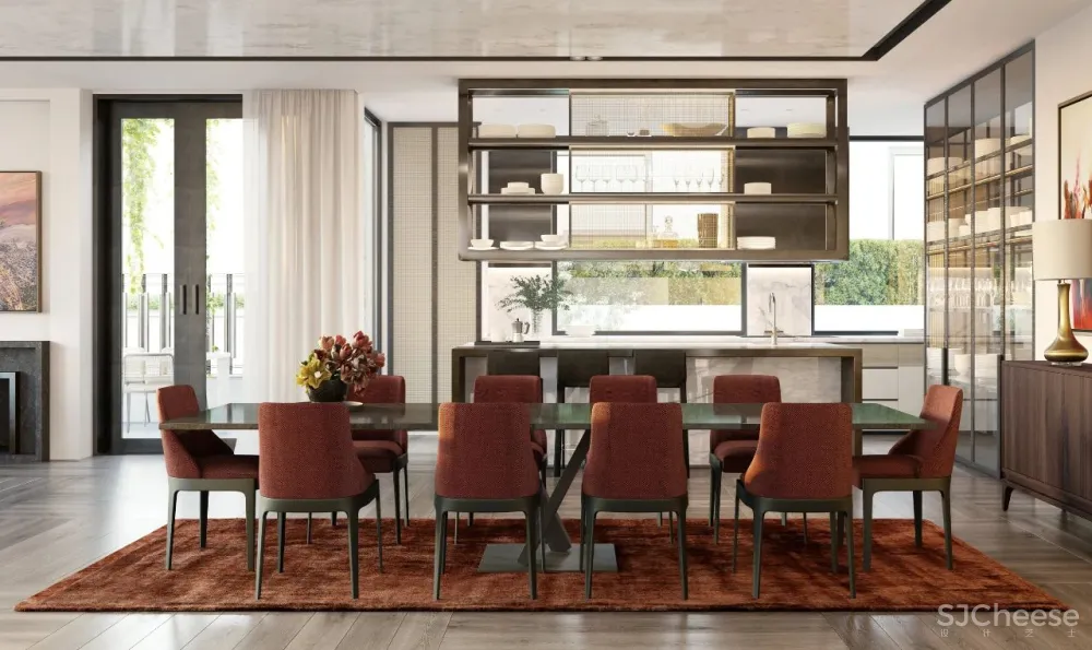 豪华公寓的精装房设计，也要简单耐看