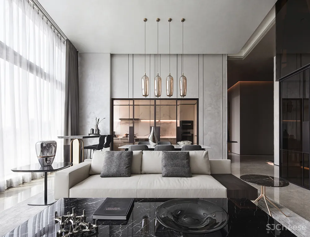 210㎡简约大平层,最纯粹的设计格调!