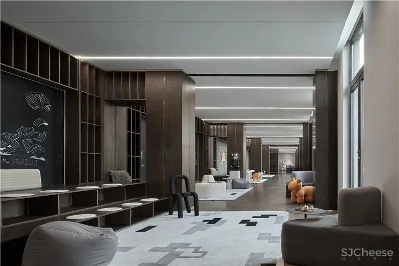 锋尚设计:流动的光与影 滨河珑府销售中心! 中国国际室内设计年鉴