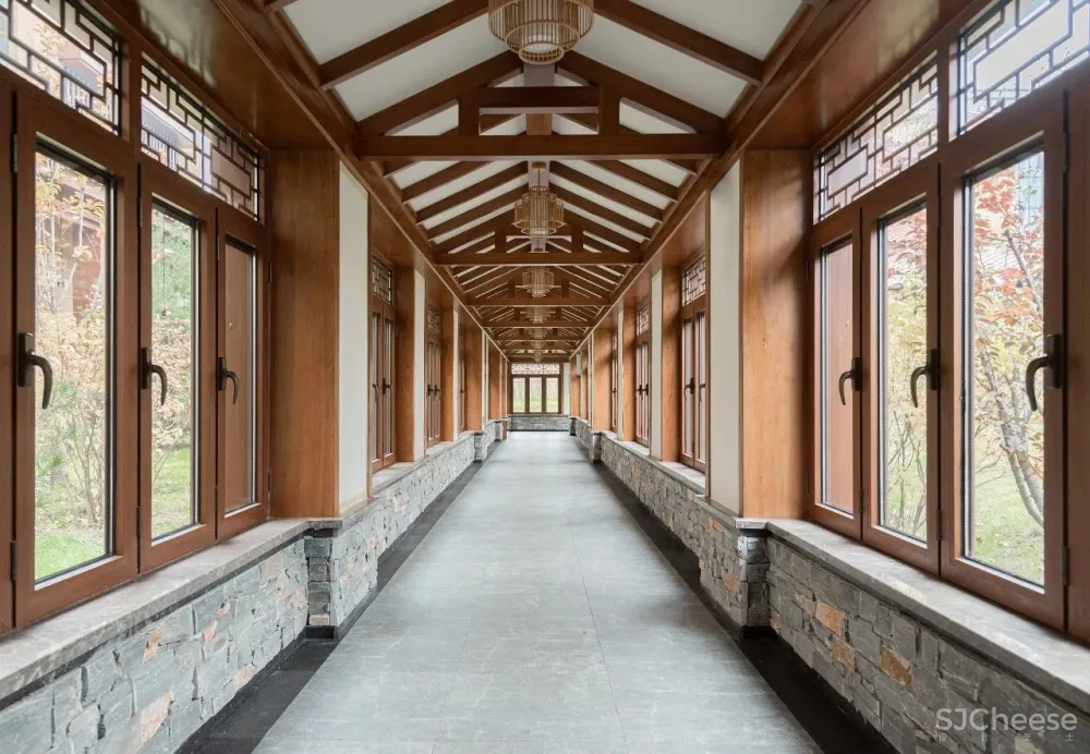 柒合设计——涞源华中小镇 · 白桦林温泉谷-竹里馆 中国国际室内设计年鉴