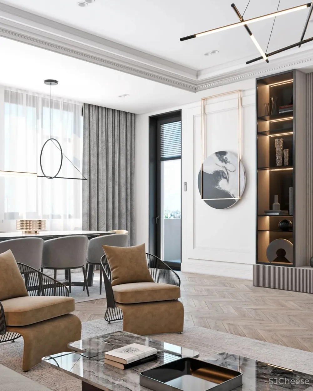 现代风格，简单而又舒适！