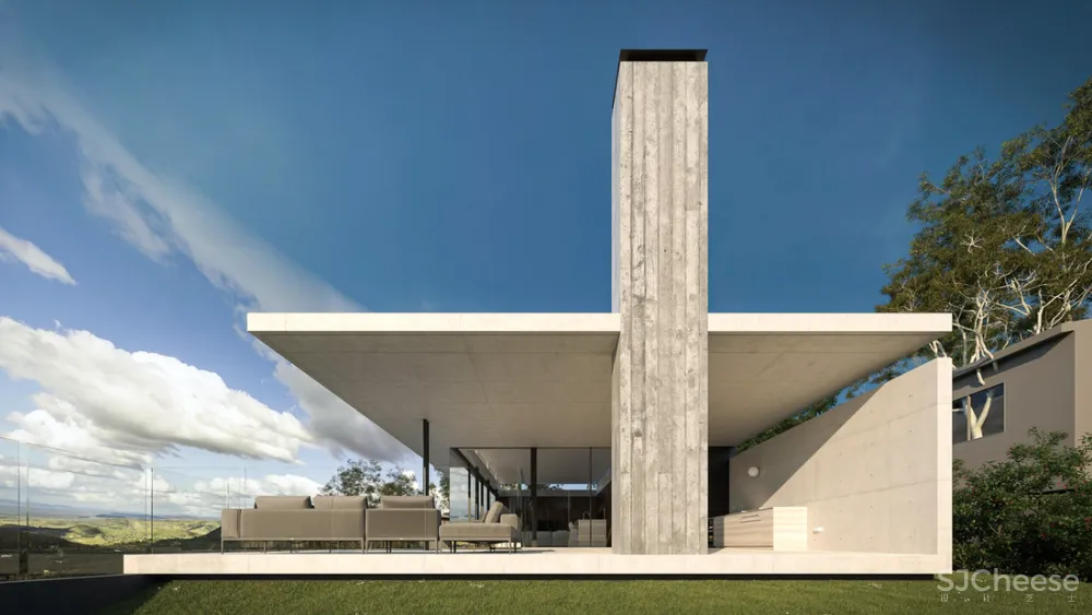 8组住宅效果图,原来大户型更适合极简风!