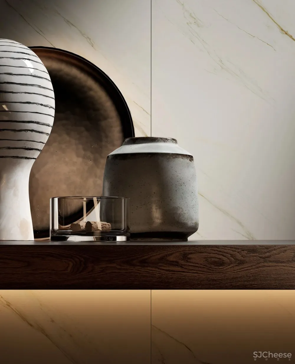 studiopodrini新作 高级灰奢华厨房