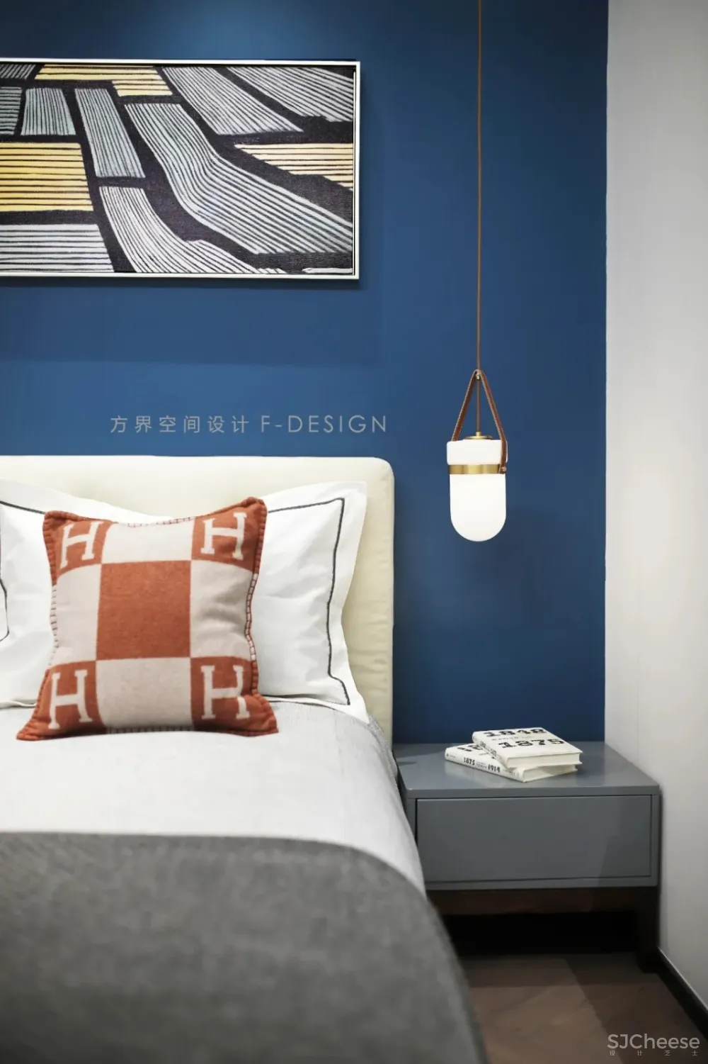 方界空间设计 与黑白对话的110㎡现代都市美学家