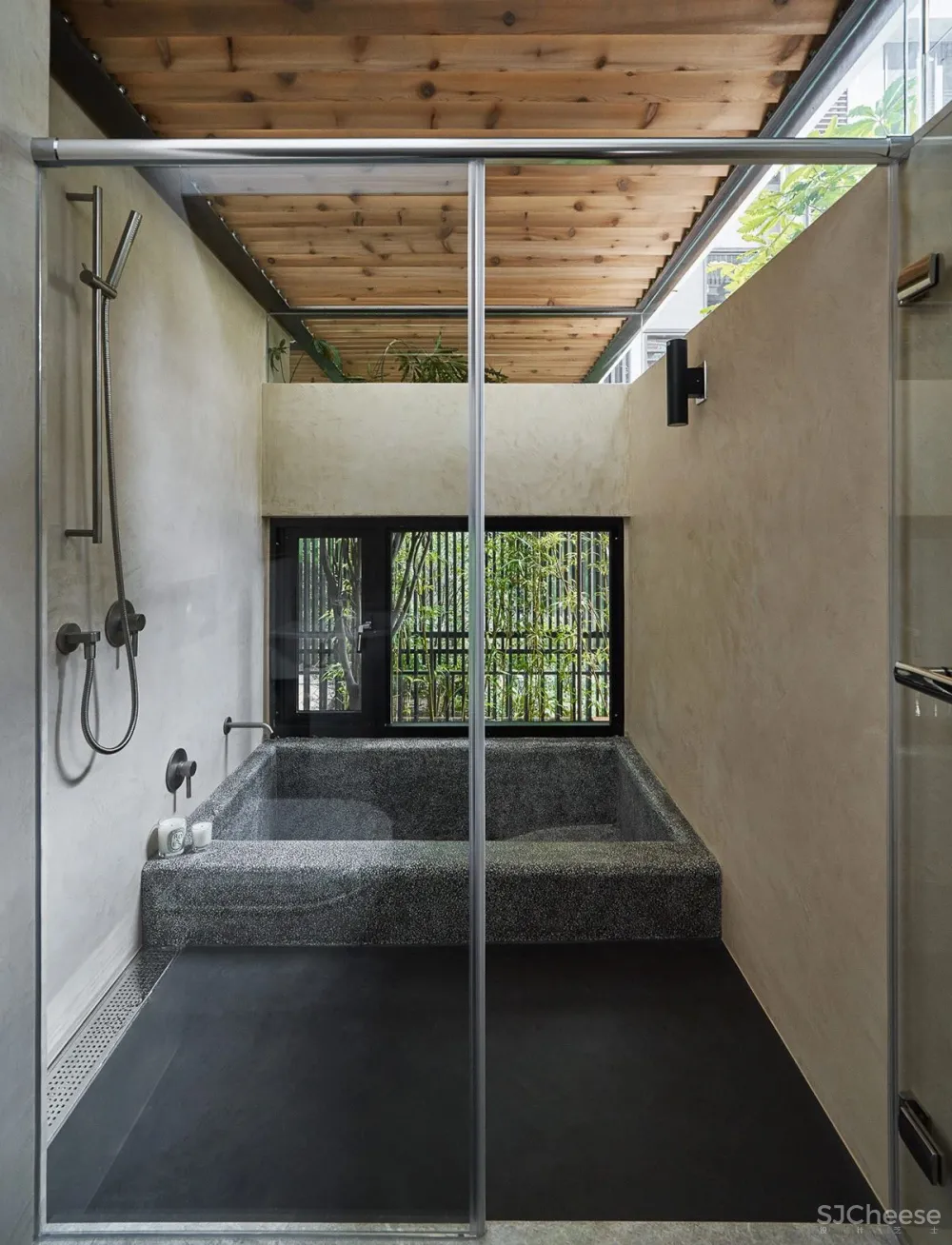 日本设计奖工业风-wabi sabi,卧室悬浮的家像一座图书馆